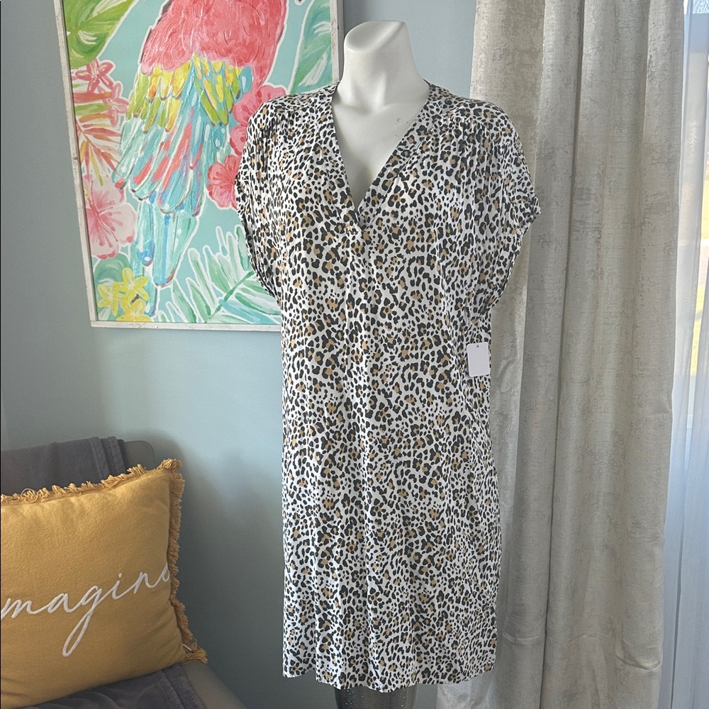 Bundle 5 items @ 10$, pay only 30$ - Leopard Print Dress - Black and Brown